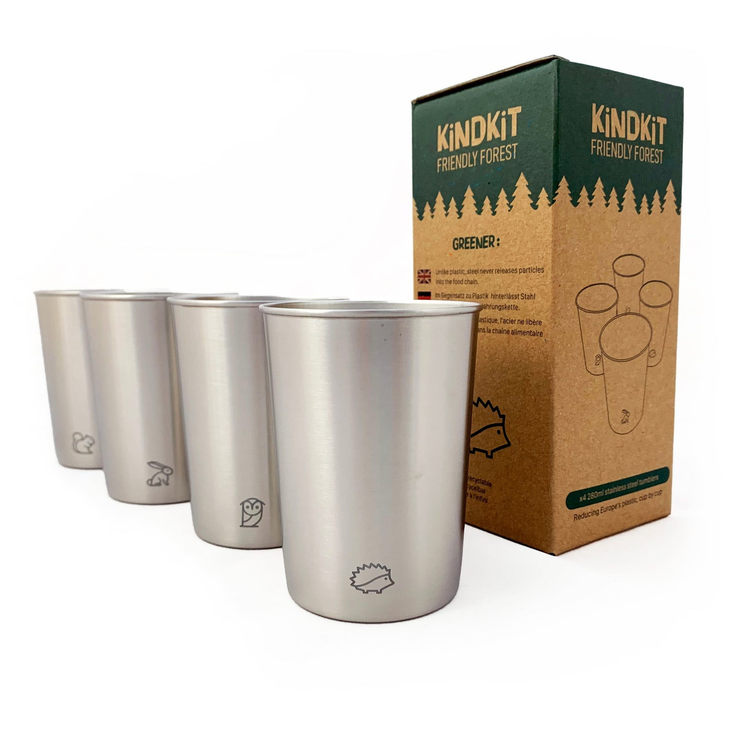 ‘Freundliche Waldtiere’ (280ml/x4)